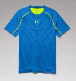 Компресійна футболка Under Armour HeatGear ArmourVent Compression T-Shirt Blue Jet, Фото № 4
