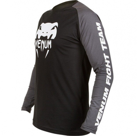 Лонгслів Venum Pro Team 2.0 Long Sleeve T-Shirt Black Grey, Фото № 3
