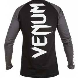 Лонгслів Venum Pro Team 2.0 Long Sleeve T-Shirt Black Grey, Фото № 4