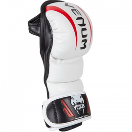 Рукавиці для MMA Venum Elite Sparring MMA Gloves White, Фото № 3