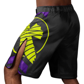 Шорти для MMA Hayabusa Icon Fight Shorts Black Neon, Фото № 3