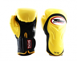 Боксерские перчатки Twins Twins Velcro Extra Design BGVL6 Black Gold