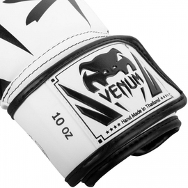 Боксерські рукавиці Venum Elite Boxing Gloves White Black, Фото № 4