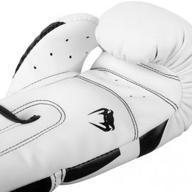Боксерські рукавиці Venum Elite Boxing Gloves White Black, Фото № 3