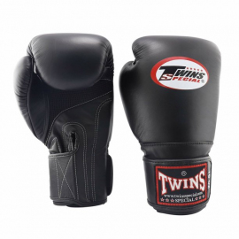 Боксерские перчатки Twins Velcro Mesh Edition BGVLA1 Black