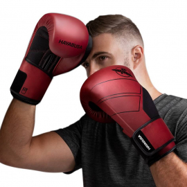 Боксерські рукавиці Hayabusa S4 Leather Boxing Gloves Red, Фото № 2