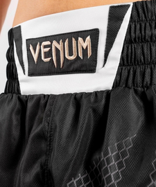 Шорти для боксу Venum Arrow Loma SIgnature Collection Boxing Shorts Black White, Фото № 5