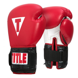 Снарядні рукавиці з обтяжувачами Title Classic Power Weight Bag Gloves Red Black