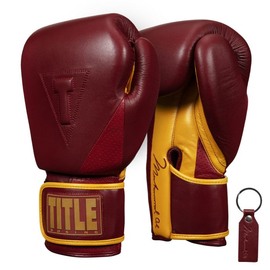 Боксерські рукавиці Title ALI Limited Edition Training Gloves Maroon Gold