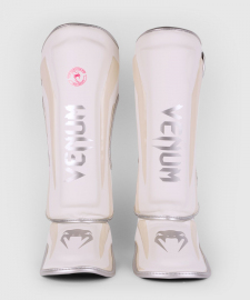 Захист гомілки Venum Elite Standup Shinguards White Silver Pink, Фото № 2