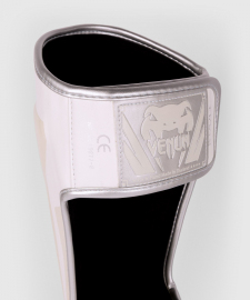 Захист гомілки Venum Elite Standup Shinguards White Silver Pink, Фото № 5