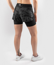 Компресійні шорти Venum Defender Hybrid Compression Shorts Black Black, Фото № 4