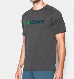 Футболка Under Armour Tech™ Fade Away T-Shirt Carbon Heather, Фото № 2