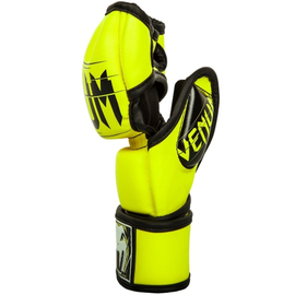 Перчатки Venum Undisputed 2.0 MMA Gloves - Semi Leather Yellow, Фото № 2