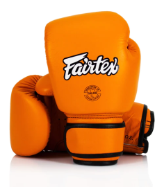 Боксерські рукавиці Fairtex BGV16 Leather Muay Thai Boxing Gloves Orange
