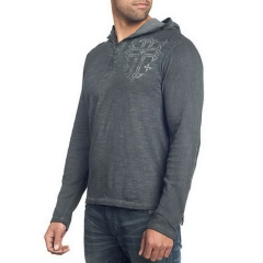 Кофта Affliction Rended Hooded Henley, Фото № 2