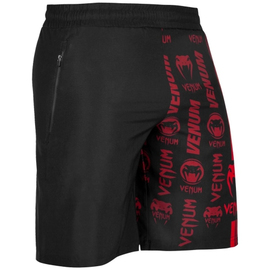Шорти Venum Logos Training Shorts Black Red, Фото № 2