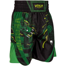 Шорты для бокса Venum Green Viper Boxing Shorts Black Green, Фото № 3