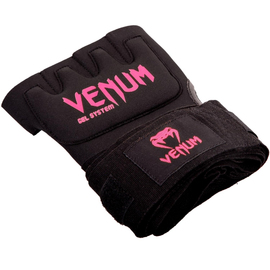 Накладки гелевые бинты Venum Gel Kontact Glove Wraps Neo Pink, Фото № 2