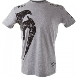 Футболка Venum Giant T-shirt Grey Black, Фото № 2