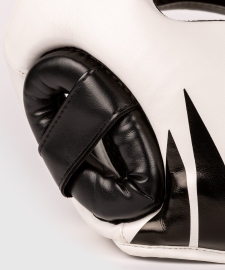 Боксерский шлем для детей Venum Challenger Kids Headgear Black White, Фото № 4