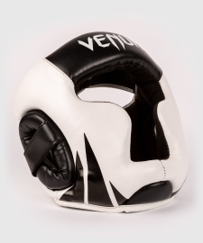 Боксерский шлем для детей Venum Challenger Kids Headgear Black White, Фото № 2