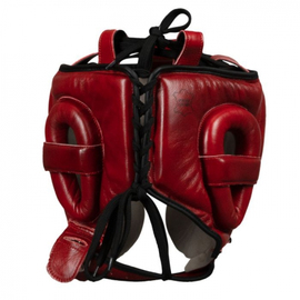 Шлем Title Blood Red Leather Sparring Headgear, Фото № 3