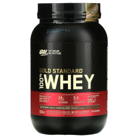 Сироватковий протеїн Optimum Nutrition Whey Gold Standart 907g Extreme Milk Chocolate