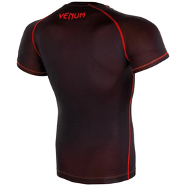 Компрессионная футболка Venum Contender 3.0 Compression T-shirt Short Sleeves Black/Red, Фото № 4