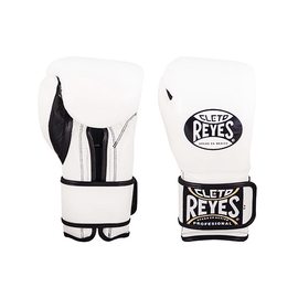 Cleto Reyes Leather Contact Closure Gloves White