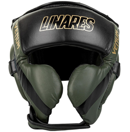 Шолом Venum Pro Boxing Headgear Linares Edition Khaki Black Gold