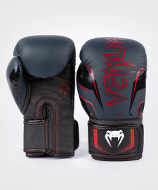 Venum Elite Evo Boxing Gloves - Navy Black Red