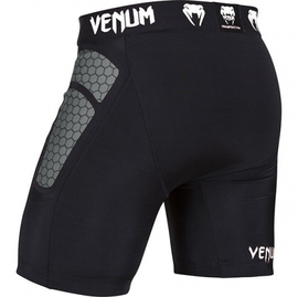 Компрессионные шорты Venum Absolute Compression Shorts Black Grey, Фото № 3
