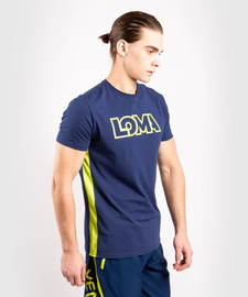 Футболка Venum Origins T-shirt Loma Edition Blue Yellow, Фото № 3