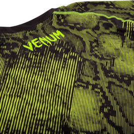 Компрессионная футболка Venum Fusion Compression T-shirt  Black Yellow  Short Sleeves, Фото № 11