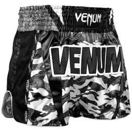 Шорти для тайського боксу Venum Full Cam Muay Thai Shorts Urban Camo Black