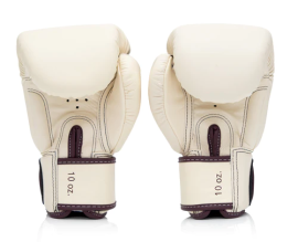 Боксерські рукавиці Fairtex BGV16 Leather Muay Thai Boxing Gloves Khaki, Фото № 4