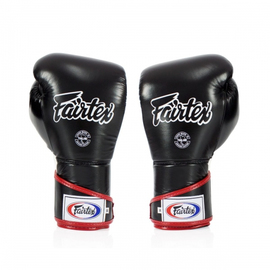 Боксерські рукавиці Fairtex BGV6 Angular Sparring Boxing Gloves Black White Red, Фото № 2