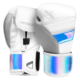 Боксерские перчатки Hayabusa T3 Boxing Gloves White Iridescent