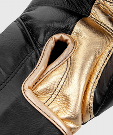 Боксерские перчатки Venum Giant 2.0 Pro Velcro Nappa Leather Black Gold, Фото № 7