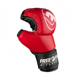 Дитячі рукавиці для боїв Free-Fight Червоні, Фото № 2
