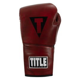 Бойові рукавиці Title Boxing Blood Red Leather Sparring Gloves, Фото № 3