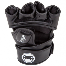 Рукавички Venum Impact MMA Gloves - Skintex Leather - Black, Фото № 6