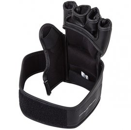 Рукавички Venum Impact MMA Gloves - Skintex Leather - Black, Фото № 9