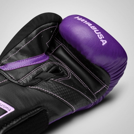 Боксерские перчатки Hayabusa T3 Boxing Gloves Purple Black, Фото № 4