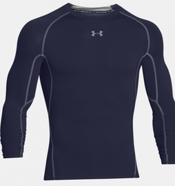 Компресійна футболка Under Armour HeatGear Compression Long Sleeve Midnight Navy, Фото № 4