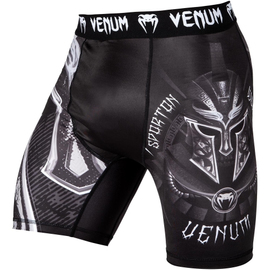 Компрессионные шорты Venum Gladiator 3.0 Vale Tudo Shorts Black White, Фото № 3