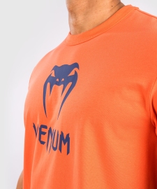 Футболка Venum Classic T-shirt Orange Navy Blue, Фото № 4