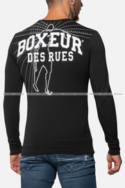 Лонгслів Boxeur Des Rues UFC Round Neck T-Shirt Long Sleeve Black, Фото № 2