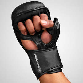 Гибридные перчатки для MMA Hayabusa T3 7oz Hybrid Gloves Black, Фото № 5